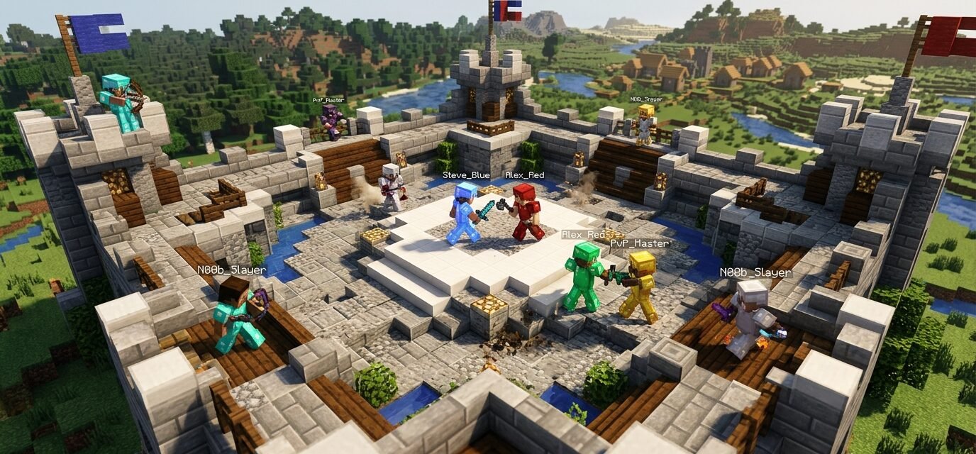 Minecraft PlayBattleSquare