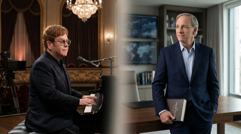 Elton John and Ray Dalio