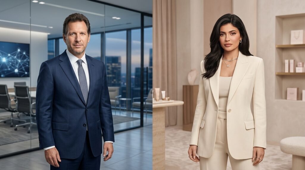 Dan Schulman and Kylie Jenner