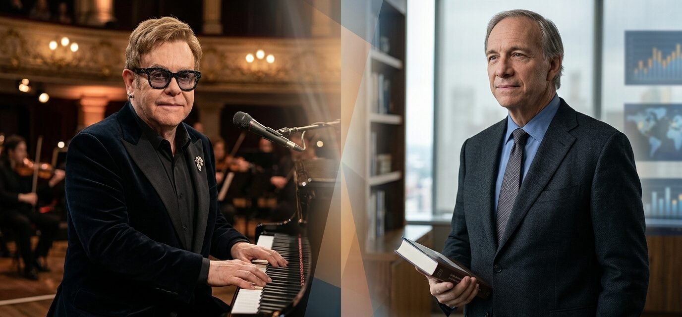 Elton John and Ray Dalio