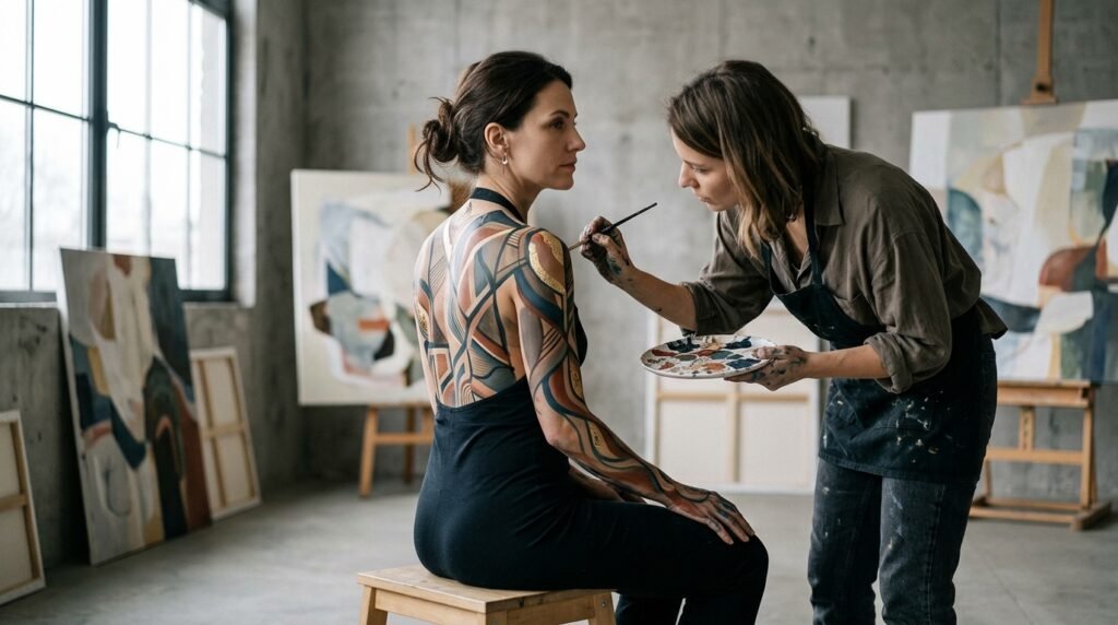 Nude Body Painting