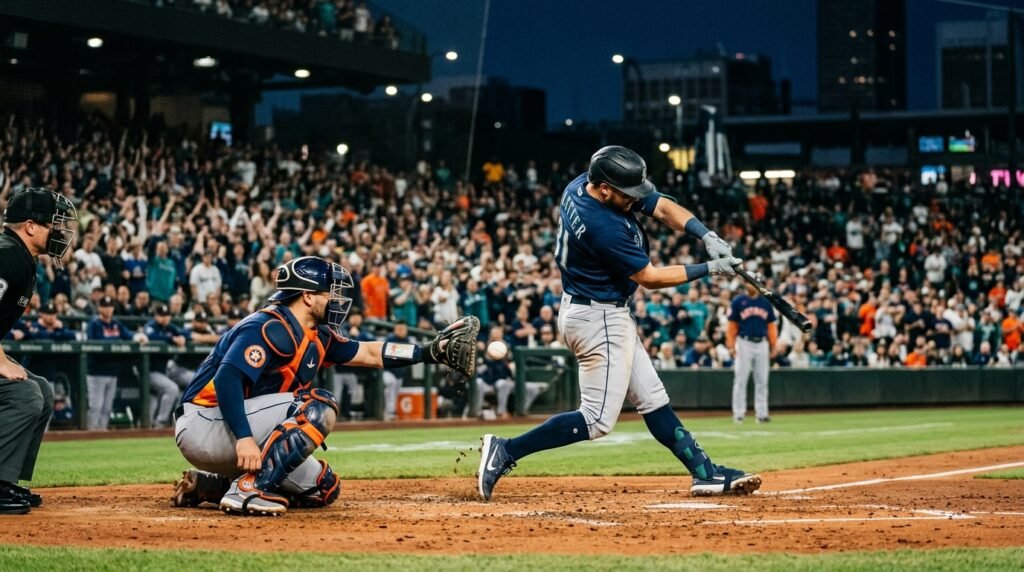 Seattle Mariners vs Houston Astros Timeline