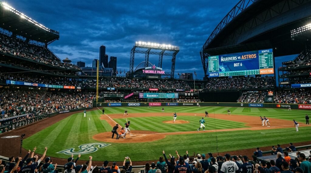Seattle Mariners vs Houston Astros Timeline