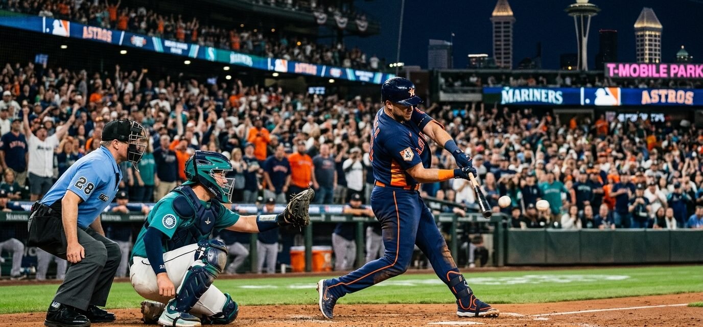 Seattle Mariners vs Houston Astros Timeline