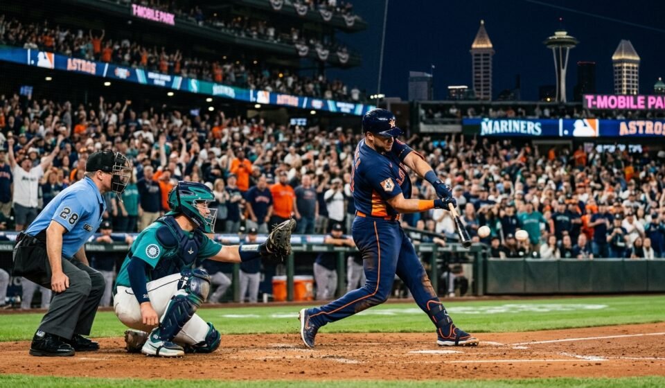 Seattle Mariners vs Houston Astros Timeline