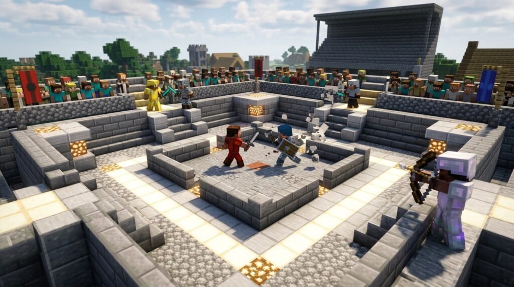 Minecraft PlayBattleSquare