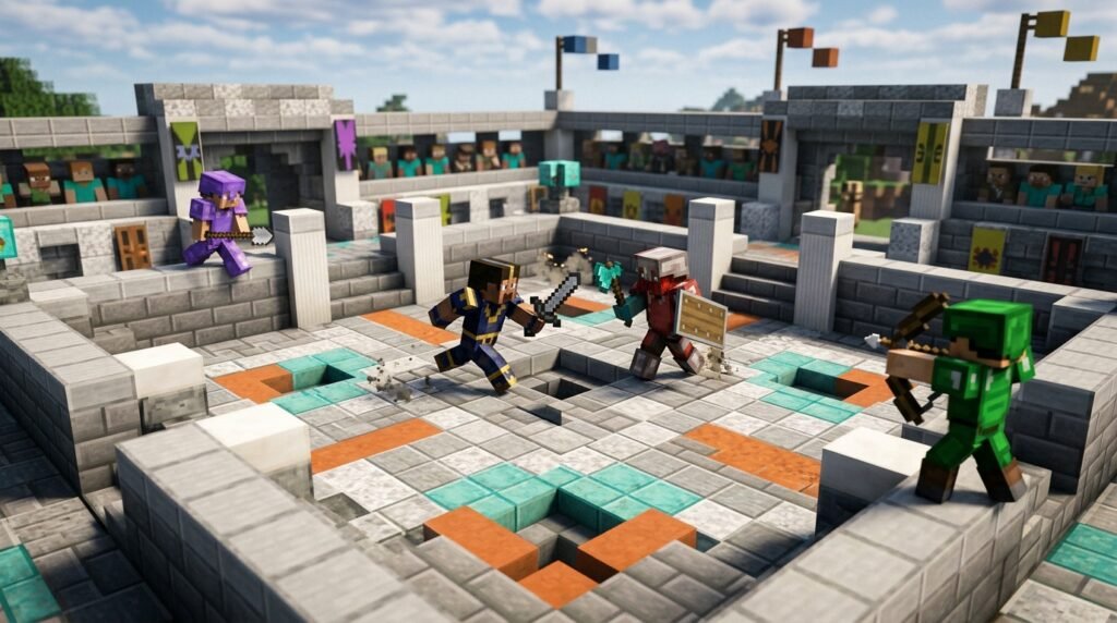 Minecraft PlayBattleSquare