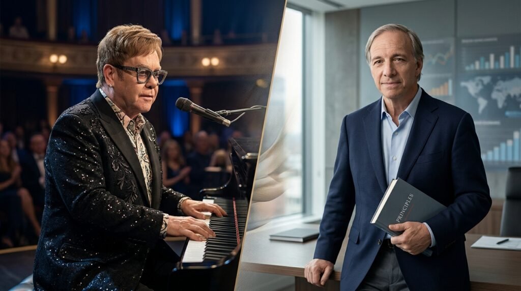 Elton John and Ray Dalio