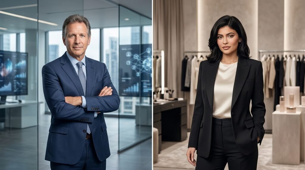 Dan Schulman and Kylie Jenner