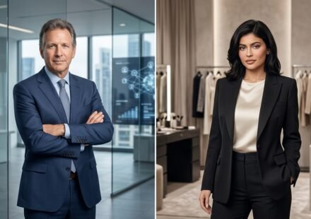Dan Schulman and Kylie Jenner